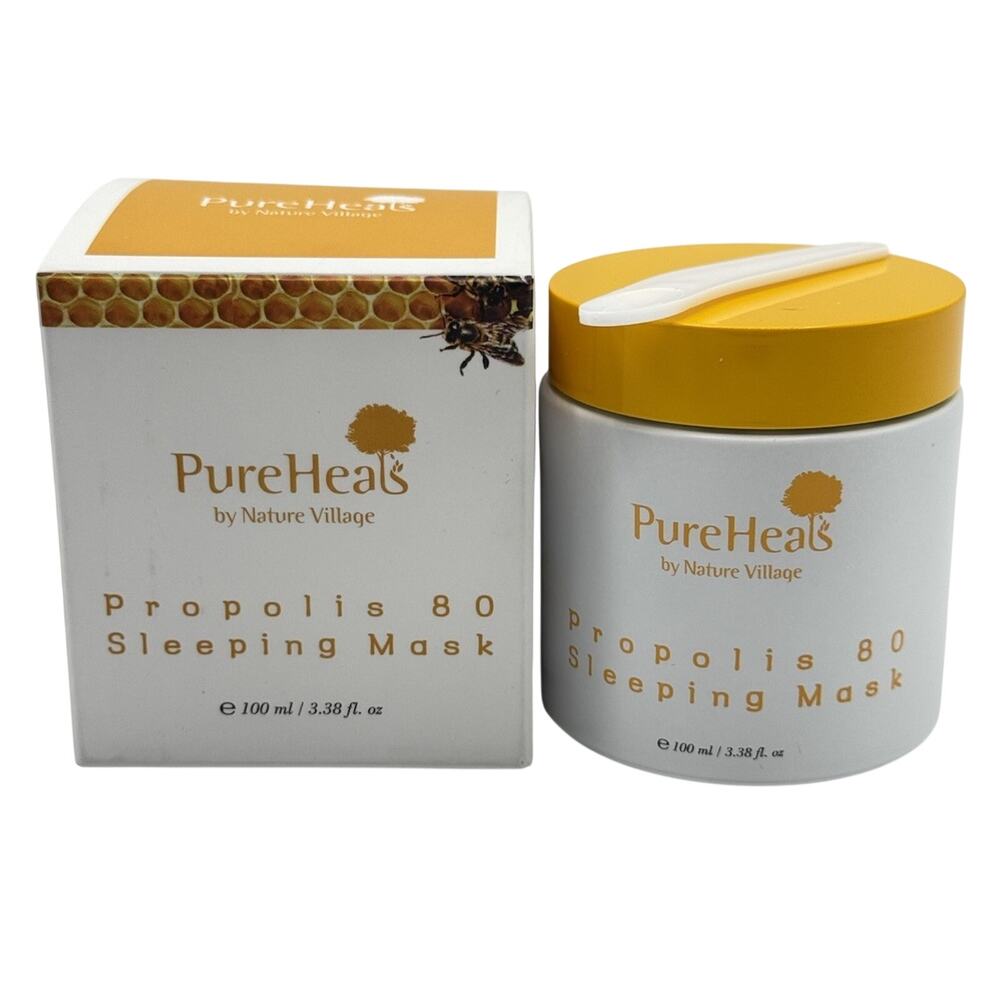 PureHeals Propolis 80 Sleeping Mask K-Beauty Overnight Hydrating Mask NIB